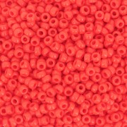 Rocaille Miyuki 11/0 407 - Opaque Vermilion Red x100g