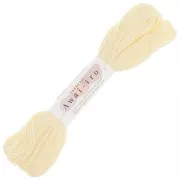 Fil à broder pour technique japonaise Sashiko - Olympus - Citron pastel x40m