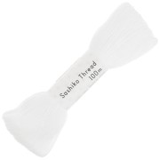 Fil à broder pour technique japonaise Sashiko - Olympus - Blanc x100m|raw }}