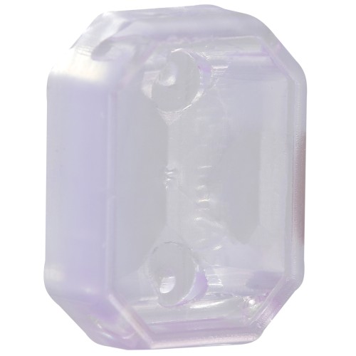 Serti octogone en plastique pour cabochon 4627 18x13 mm - Violet Opal x1