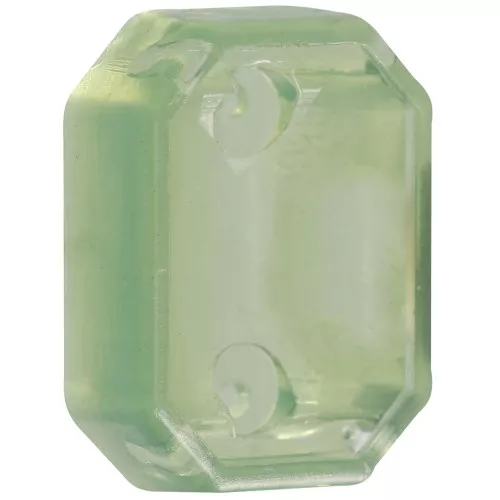 Serti octogone en plastique pour cabochon 4627 18x13 mm - Olive Opal x1