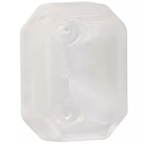 Serti octogone en plastique pour cabochon 4627 18x13 mm - White Opal x1