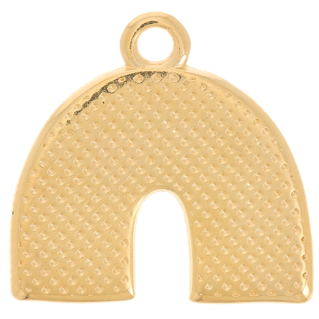 Breloque / Pendentif Arc-en-ciel En Bois à Broder 59x39mm