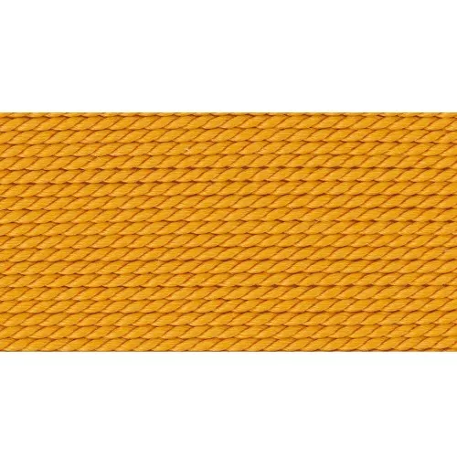 Fil de soie 0.70 mm - Jaune foncé x2m