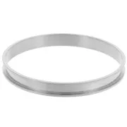 Bracelet jonc 8x65 mm pour tissage Delica 11/0 - 3 rangs 5.2 mm - Acier inox 304