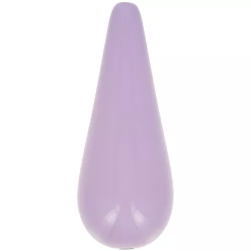 Perle poire en résine 40x16 mm - Lilas x1