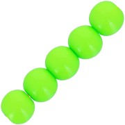 Perles en résine opaque 6 mm - Vert fluo x10|raw }}