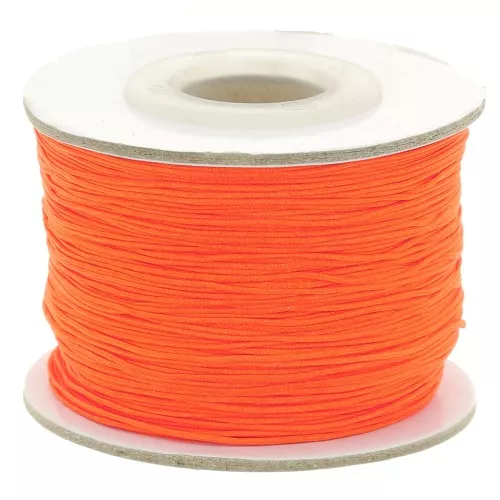Fil de jade - Fil nylon tressé 0.5 mm - Orange x150m
