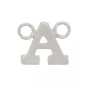 Intercalaire lettre alphabet 6x7 mm - A - Argent 925 x1