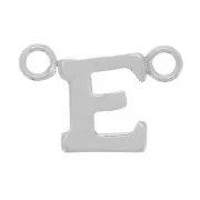 Intercalaire lettre alphabet 6x9.5 mm - E - Argent 925 x1