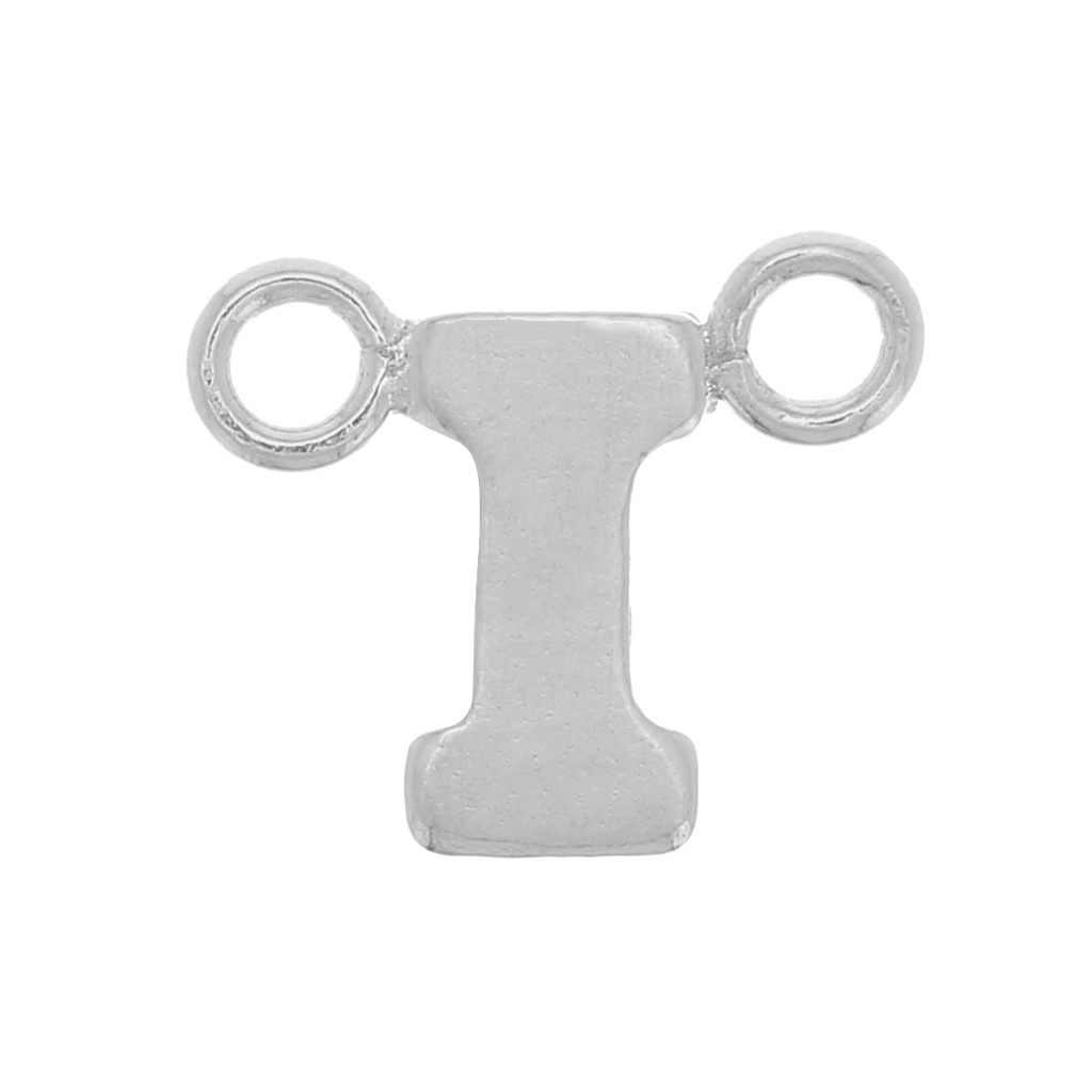 Charm Lettre Alphabet Argent 925 – Breloque Lettre Avec Mousqueton Pour Bracelet Ou Collier