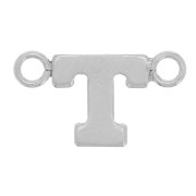 Intercalaire lettre alphabet 6x10 mm - T - Argent 925 x1|raw }}