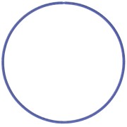 Bracelet ressort - bracelet corde de guitare 62 mm Acier inox 304L Bleu électrique|raw }}