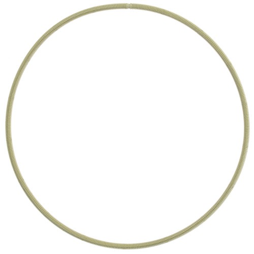 Bracelet ressort - bracelet corde de guitare 62 mm - Acier inoxydable 304L Kaki x1