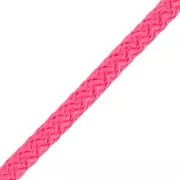 Cordon en polyester tressé 5 mm - Fuchsia x1m