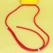 Cordon en polyester tressé 5 mm - Fuchsia x1m