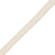 Cordon en polyester tressé 5 mm - Ivoire x1m|raw }}