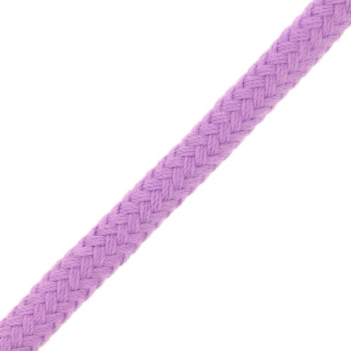 Cordon en polyester tressé 5 mm - Orchidée x1m