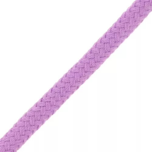 Cordon en polyester tressé 5 mm - Orchidée x1m