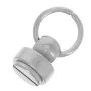 Rivets avec anneau 9x8 mm pour coque telephone portable - Acier inox 304 x2