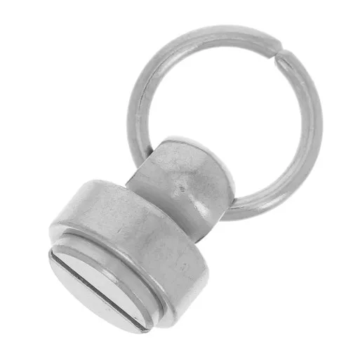 Rivets avec anneau 9x8 mm pour coque telephone portable - Acier inox 304 x2