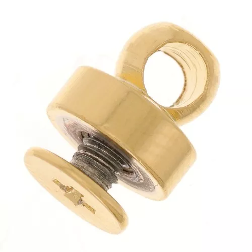 Rivets 9x8 mm pour coque telephone portable - Doré à l'or fin x2