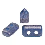 Perles en verre Piros® par Puca® 2x5 mm - Halo Royal Blue x10g