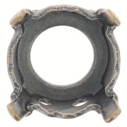 Serti griffe pour cabochon PureCrystal 1122 Rivoli 8 mm - Rhodié x1