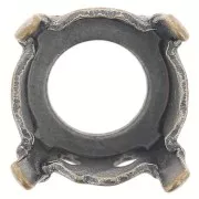 Serti griffe pour cabochon PureCrystal 1122 Rivoli 8 mm - Rhodié x1