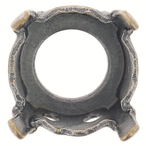 Serti griffe pour cabochon PureCrystal 1122 Rivoli 8 mm - Rhodié x1