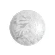 Cabochon rond en verre par Puca® 18 mm - Milky White x1