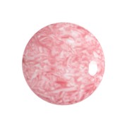 Cabochon rond en verre par Puca® 18 mm - Milky Light Rose x1|raw }}