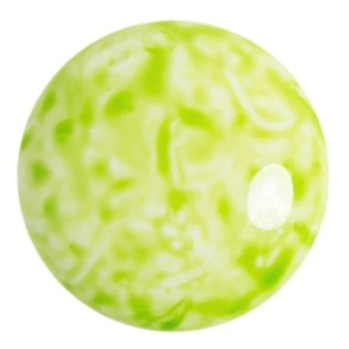 Cabochon rond en verre par Puca® 25 mm - Milky Citrine x1