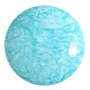 Cabochon rond en verre par Puca® 25 mm - Milky Turquoise x1|raw }}