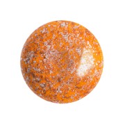 Cabochon rond en verre par Puca® 18 mm - Frost Tangerine Tweedy x1