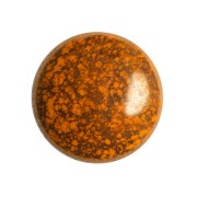 Cabochon rond en verre par Puca® 18 mm - Frost Tangerine Bronze x1|raw }}