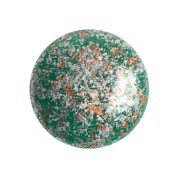 Cabochon rond en verre par Puca® 18 mm - Frost Jade Tweedy x1|raw }}