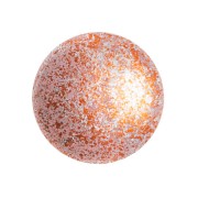 Cabochon rond en verre par Puca® 18 mm - Frost Sweet Pink Tweedy x1|raw }}
