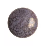 Cabochon rond en verre par Puca® 18 mm - Frost Parme Bronze x1