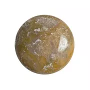 Cabochon rond en verre par Puca® 18 mm - Frost Parme New Picasso x1