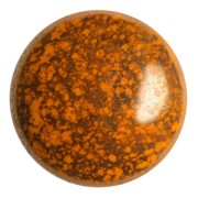 Cabochon rond en verre par Puca® 25 mm - Frost Tangerine Bronze x1|raw }}