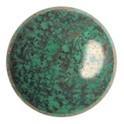Cabochon rond en verre par Puca® 25 mm - Frost Jade Bronze x1