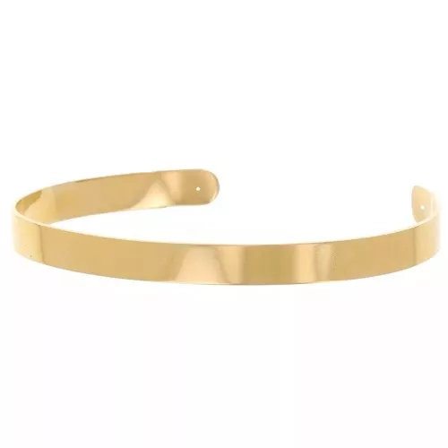 Lot De 6 Bracelets Femme Or Doré - Acier Jonc Chaîne - Bijoux De Mode Jaune - Neuf Sans Boîte