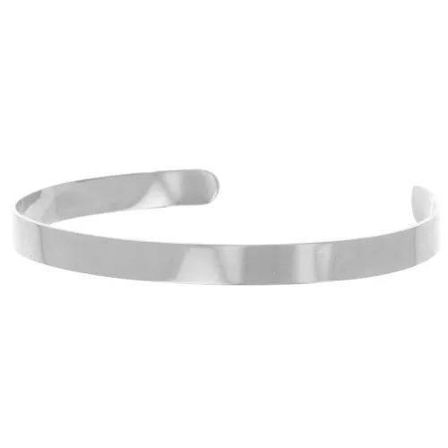 Bracelet Jonc à Breloques Acier 316L Avec Pampilles - Tailles 60-70mm, Style Marin