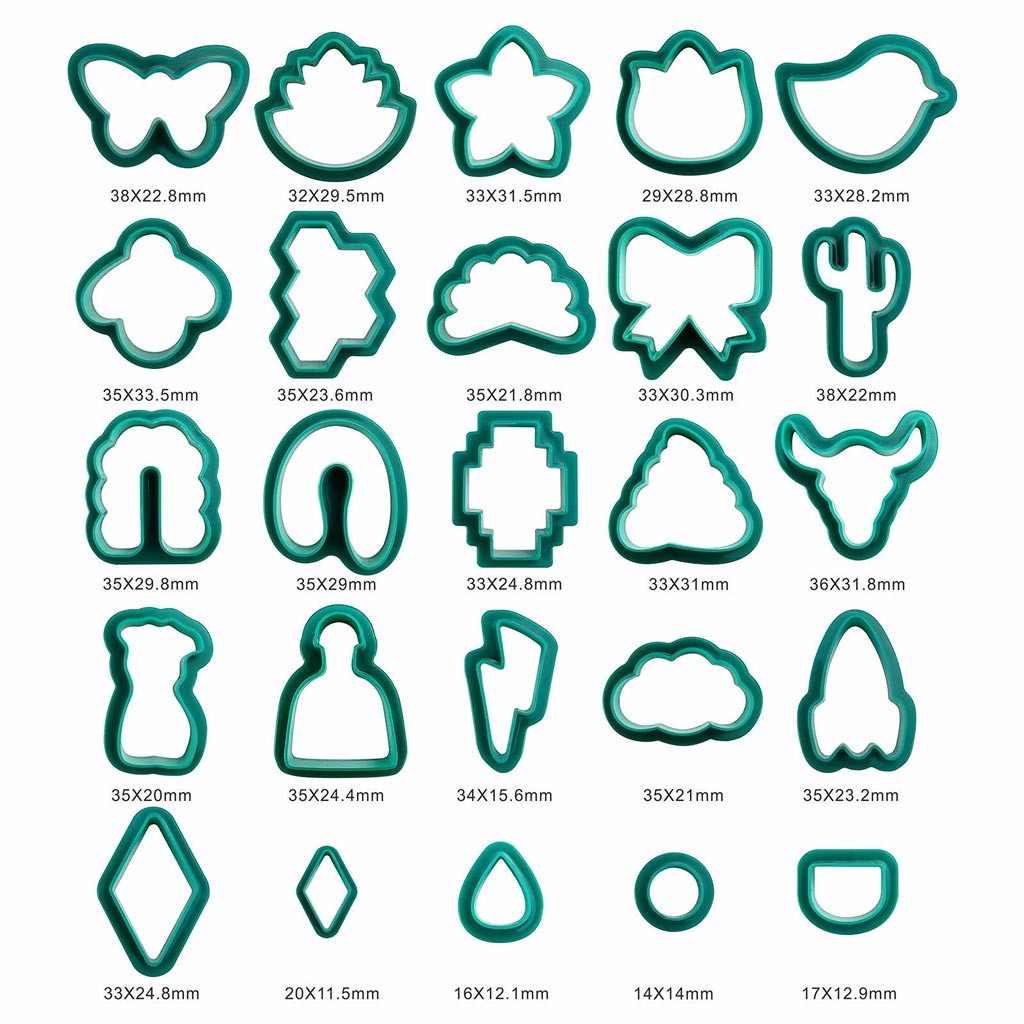 Decora 0255301 Set 6 EMPORTE Piece Ronde CANNELé CM 1,5 2,5 3,5 5 6,5 8