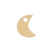 Mini breloque lune 5x4 mm - Gold filled (Or laminé) x1
