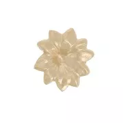 Élément fleur à coller 6 mm - Gold filled (or laminé) x1