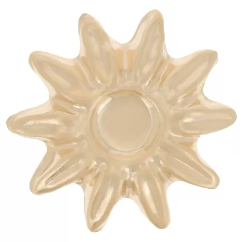 Élément fleur à coller 15 mm pour cabochon 4 mm - Gold filled (or laminé) x1