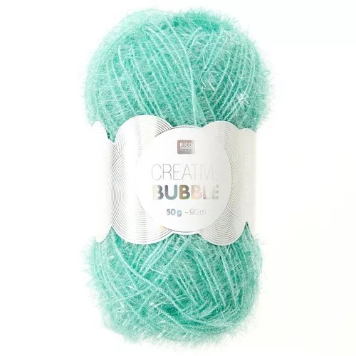 Creative Bubble - Fil à crocheter pour éponge tawashi - Aqua x50g