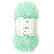 Creative Bubble - Fil à crocheter pour éponge tawashi - Aigue-marine x50g|raw }}